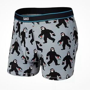 SAXX Daytripper Durable Knit Fly Boxer Brief SXBB11F Grey Harry & The Hoops